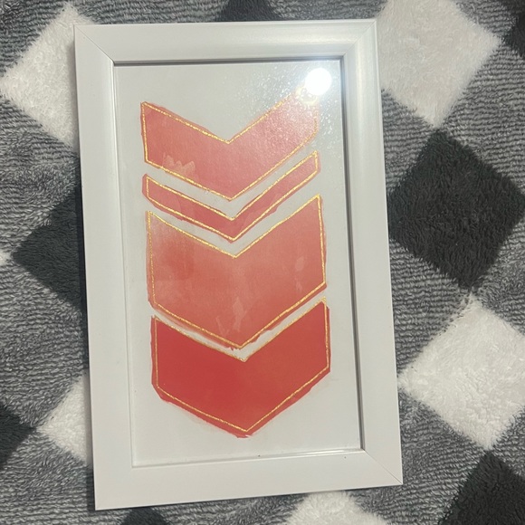 Pink and Gold Arrow Picture - Picture 1 of 4